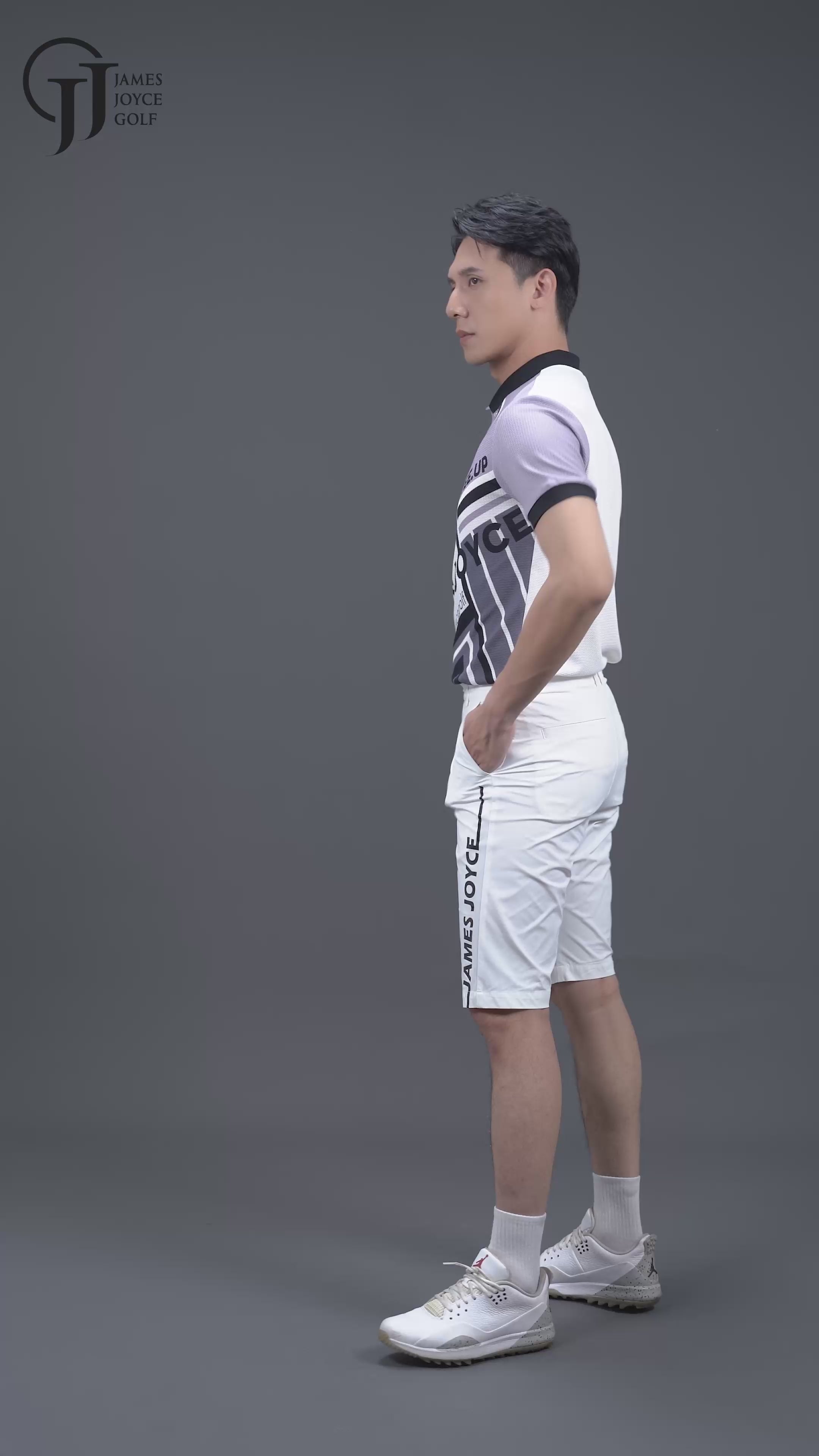 Men Grey Bauhaus Polo