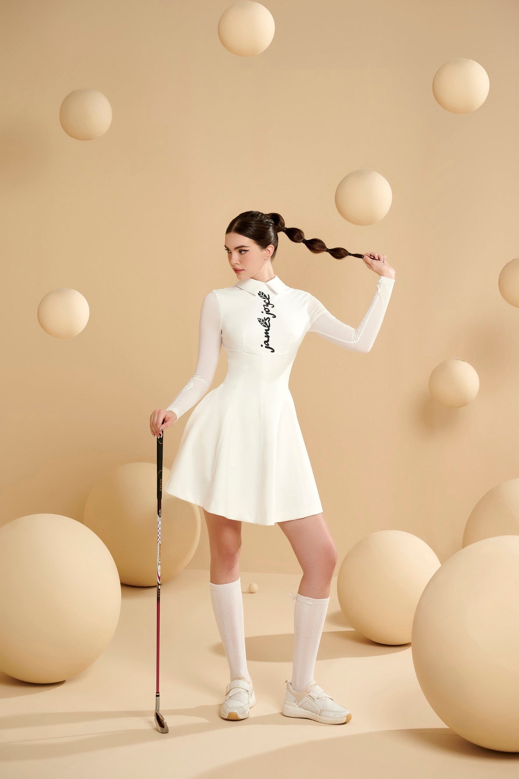 WOMEN DAISY WHITE DRESS