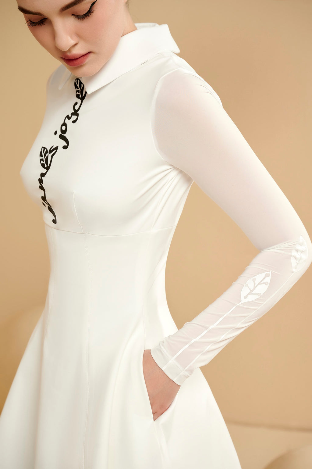 WOMEN DAISY WHITE DRESS