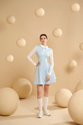 WOMEN DAISY BLUE DRESS