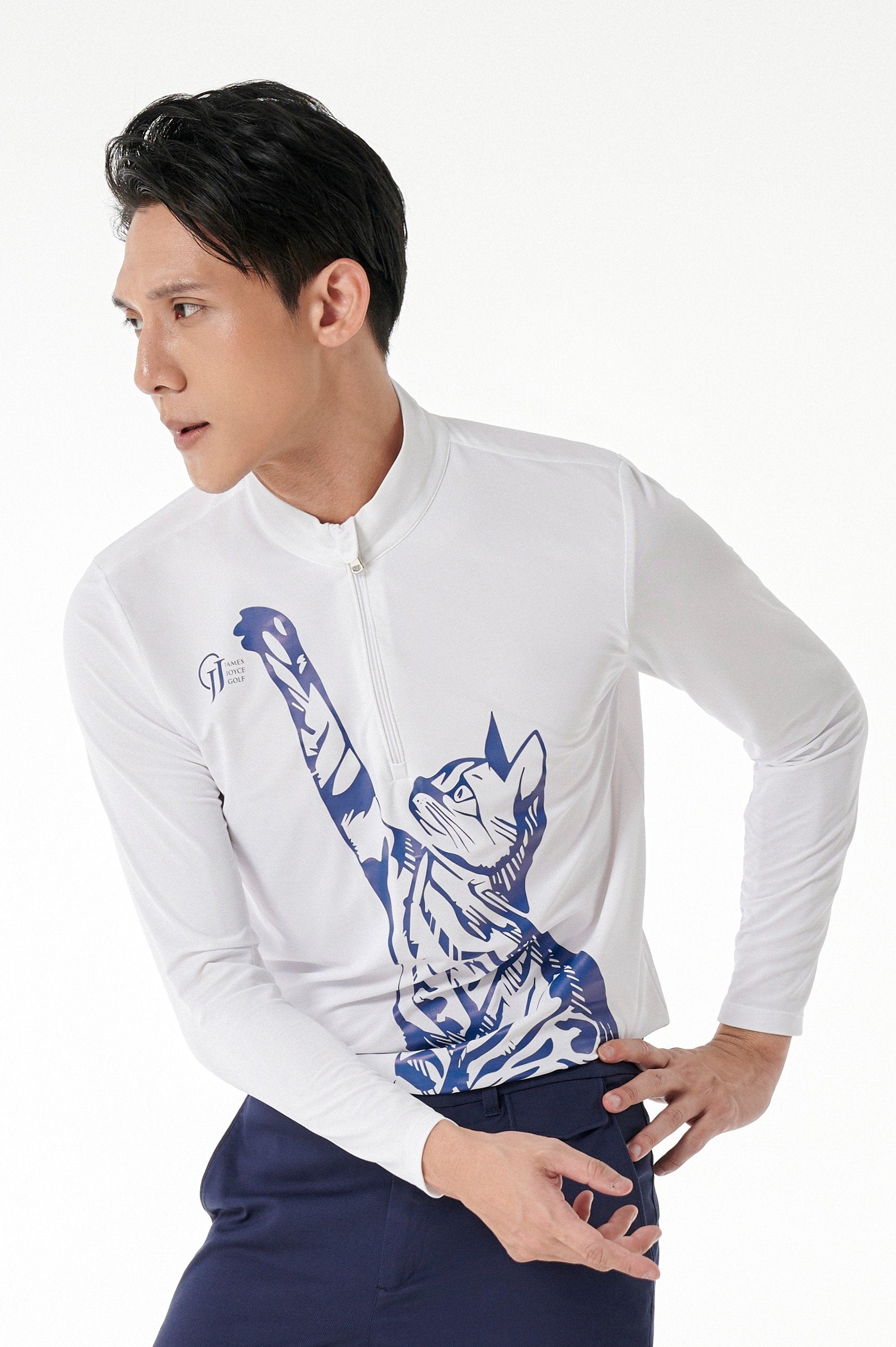 Men navy CAT Shirt