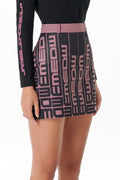 Women MEOW Pink Skirt