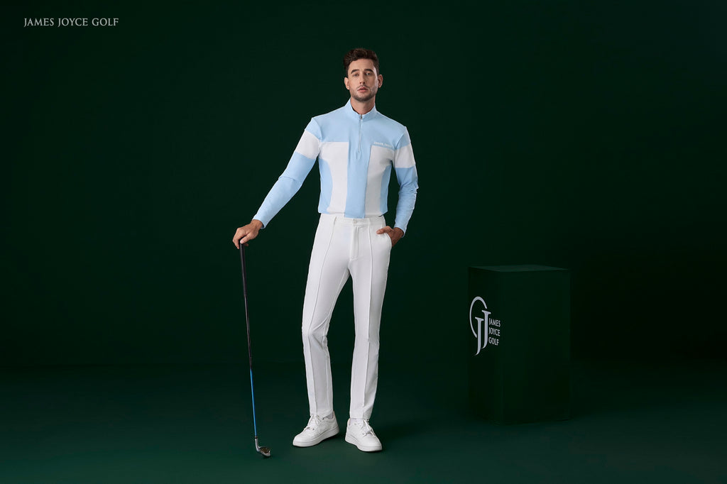 BLUE-WHITE Men Shirt