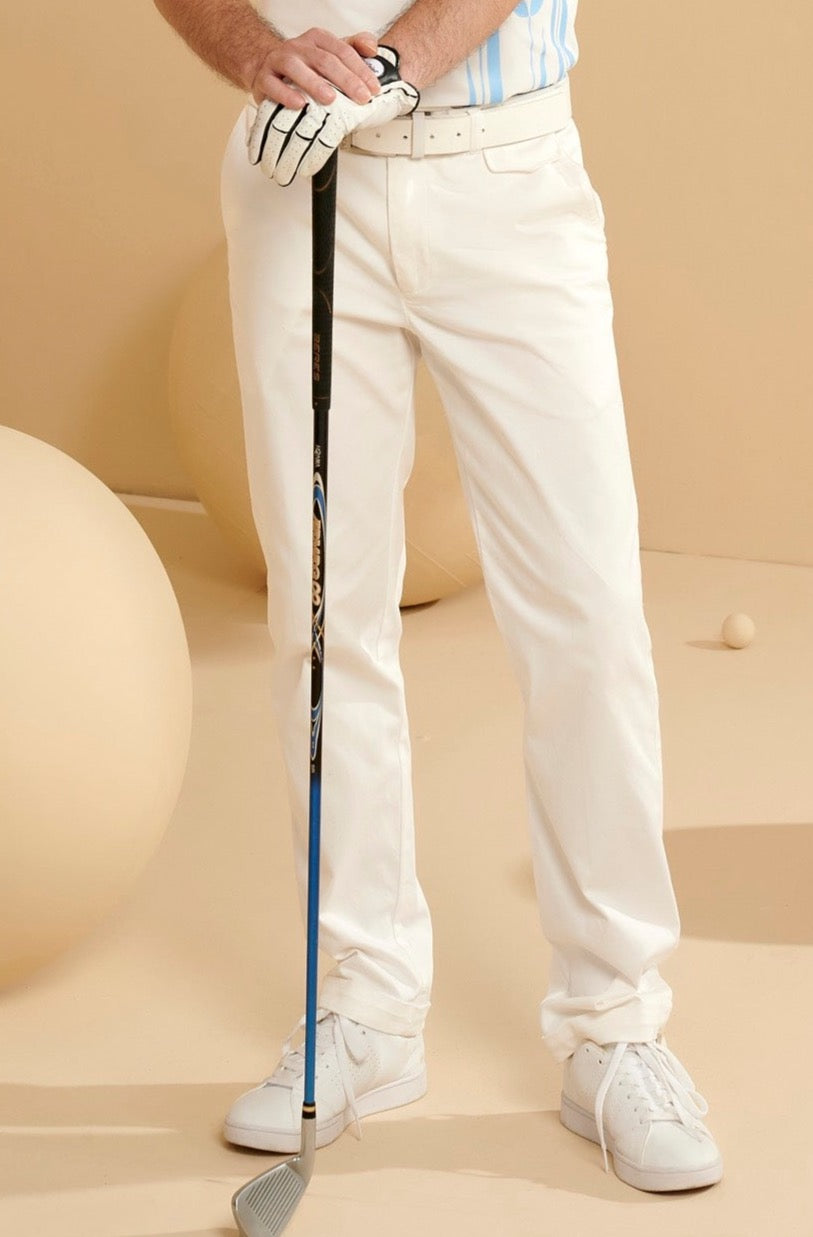 남성용 JJG 화이트 팬츠