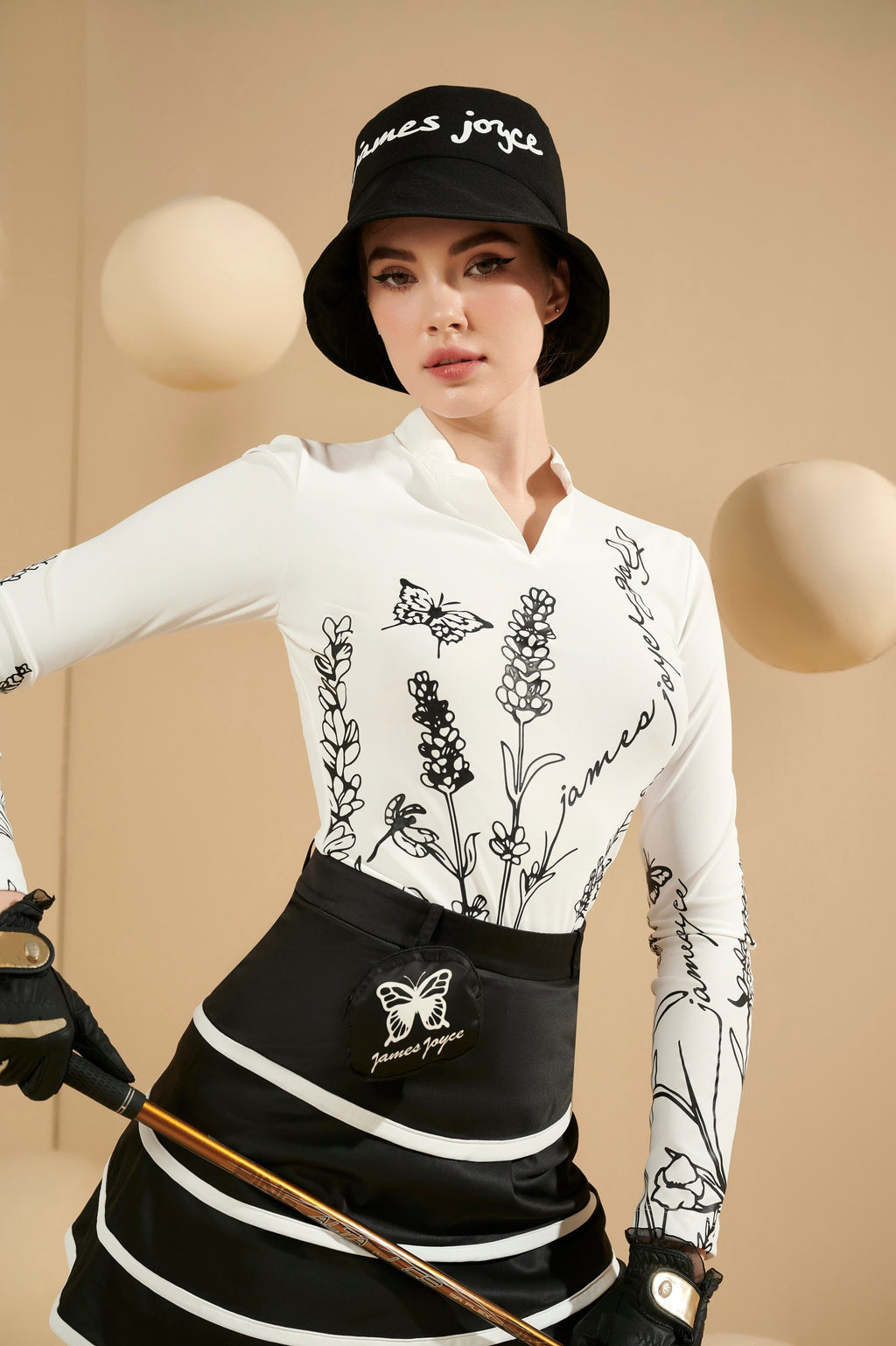 [SET SPECIAL] Women Lavender White & Black SET