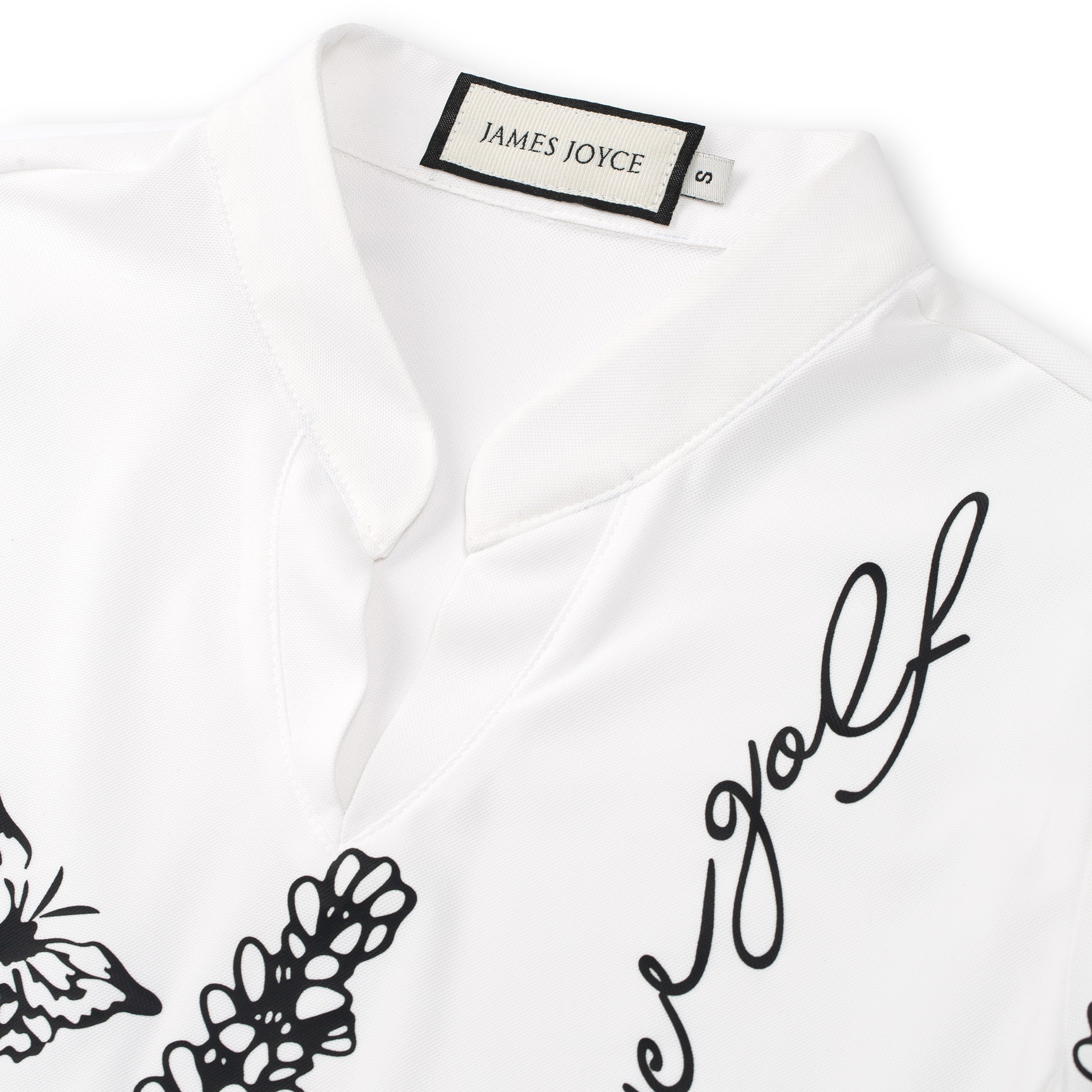 WOMEN WHITE LAVENDER SHIRT