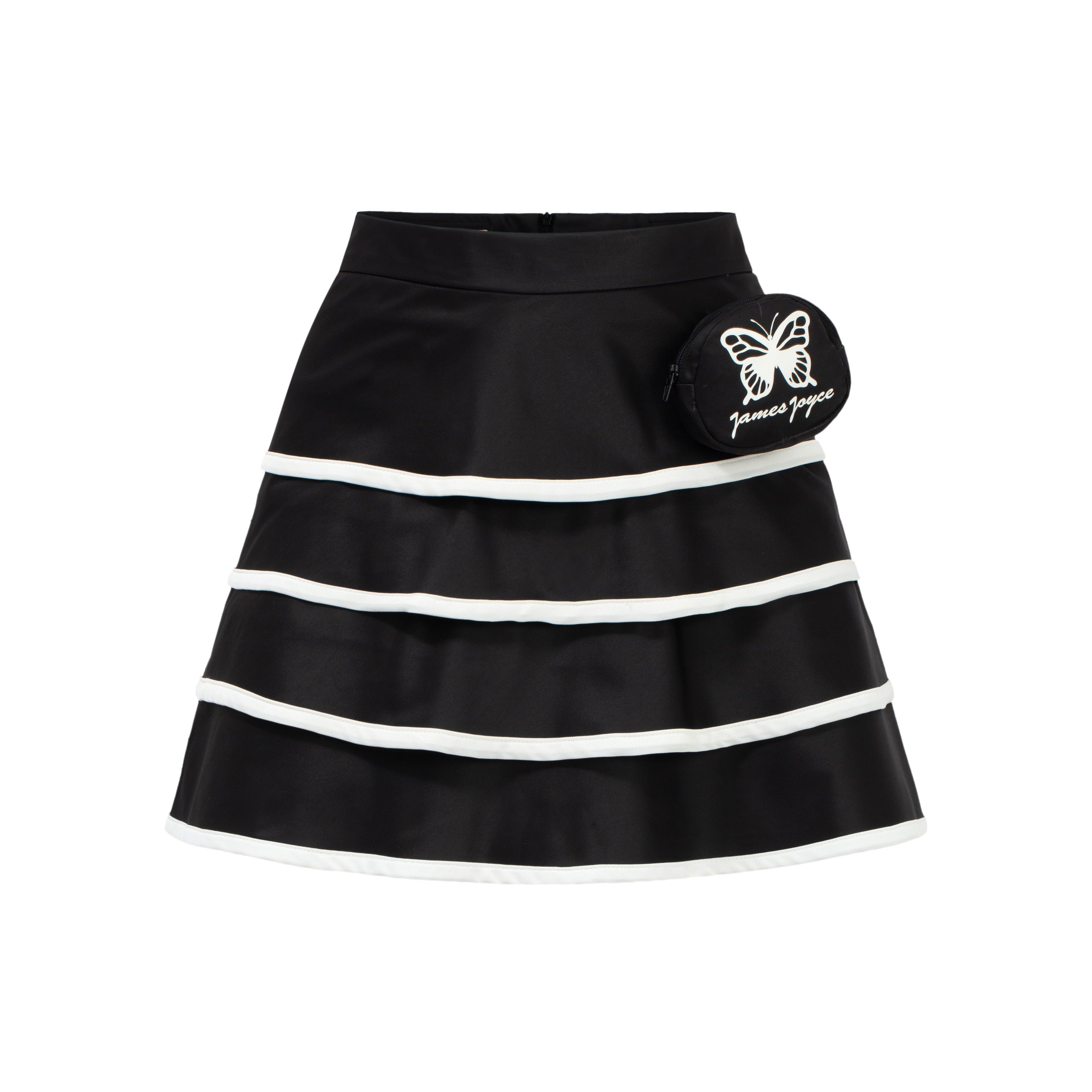 WOMEN BLACK LAVENDER SKIRT