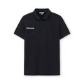 Men Black Faded Print Polo