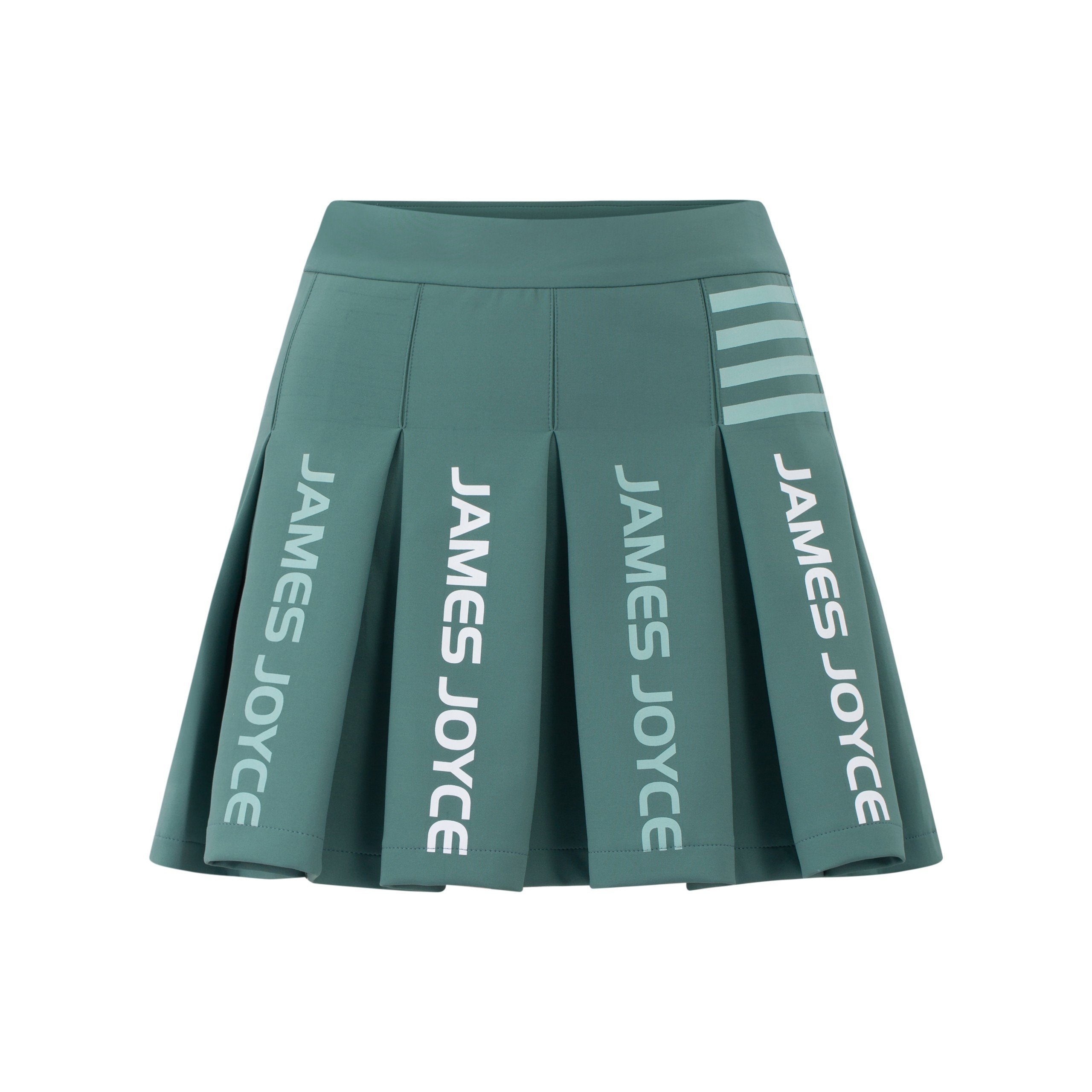 Women Green&Cyan JJG pleated Skirt