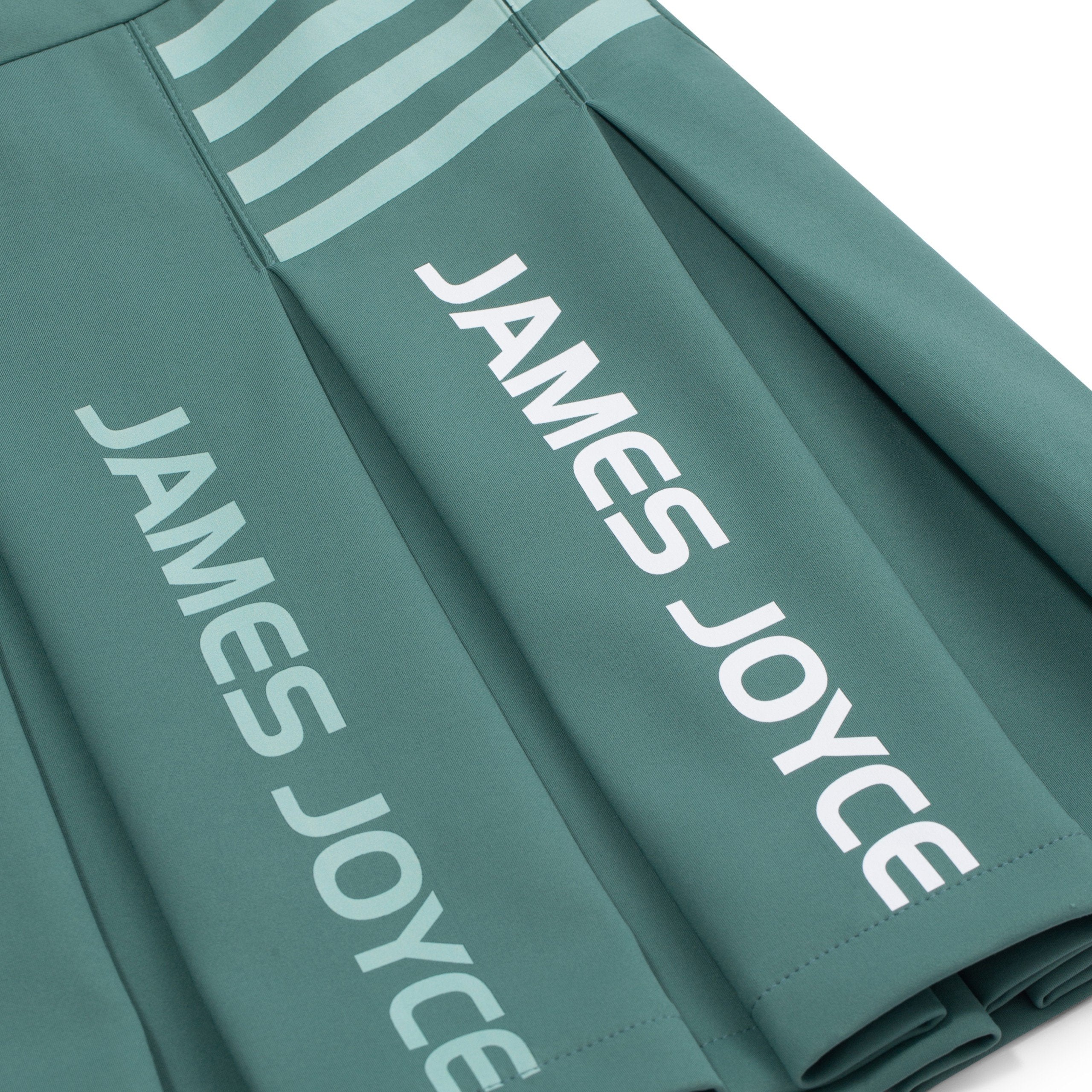 Women Green&Cyan JJG pleated Skirt