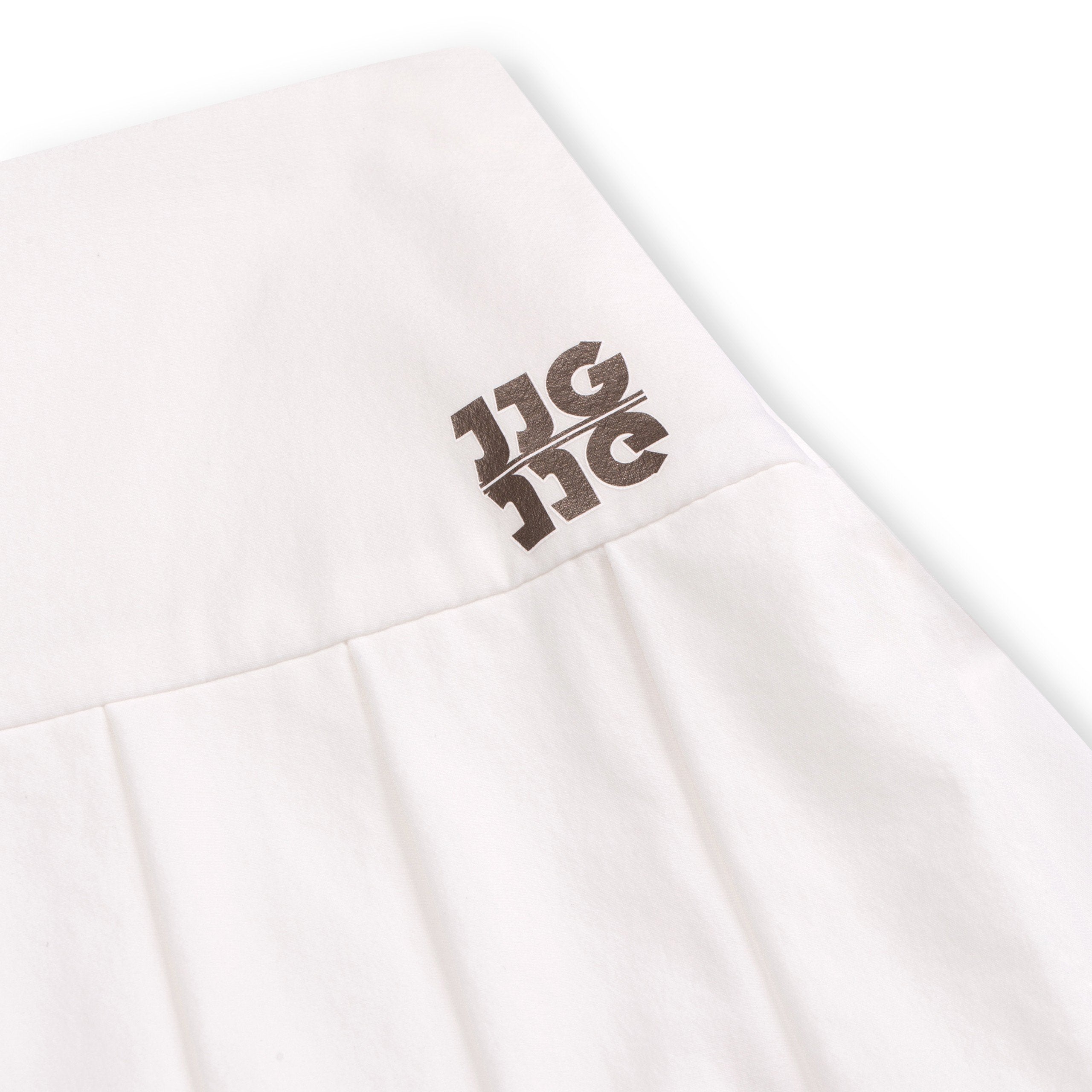 Brown & White pleated Skirt