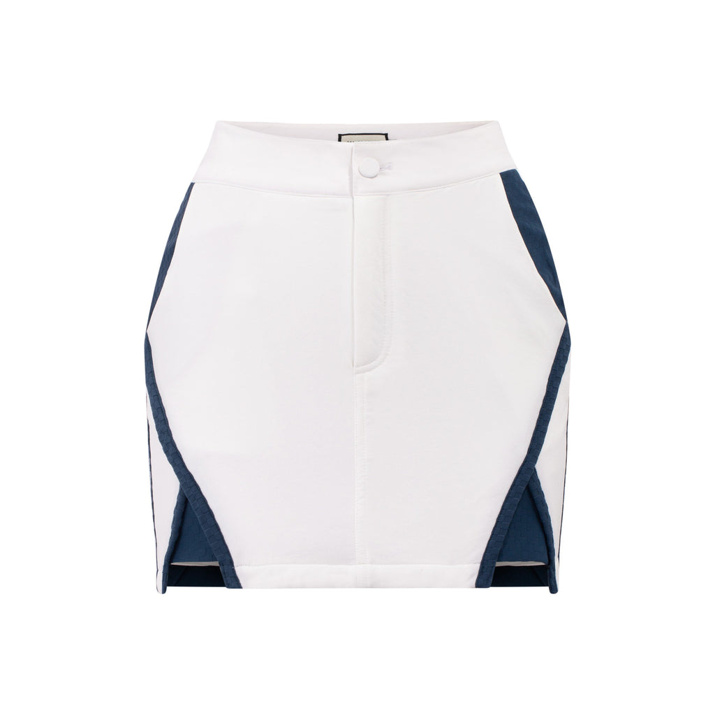 女式绿头鸭&amp;白裙