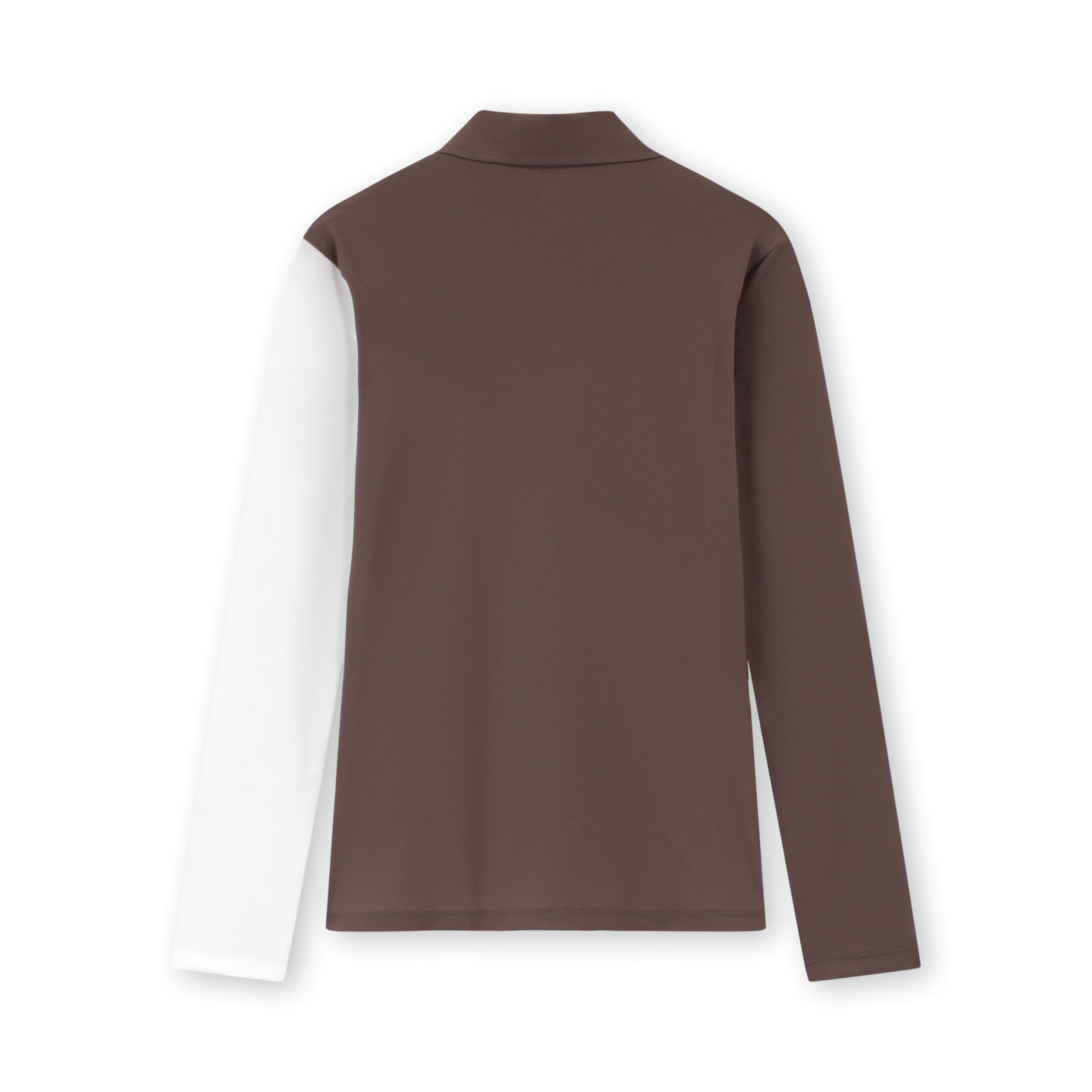 Women Brown & White Shirt