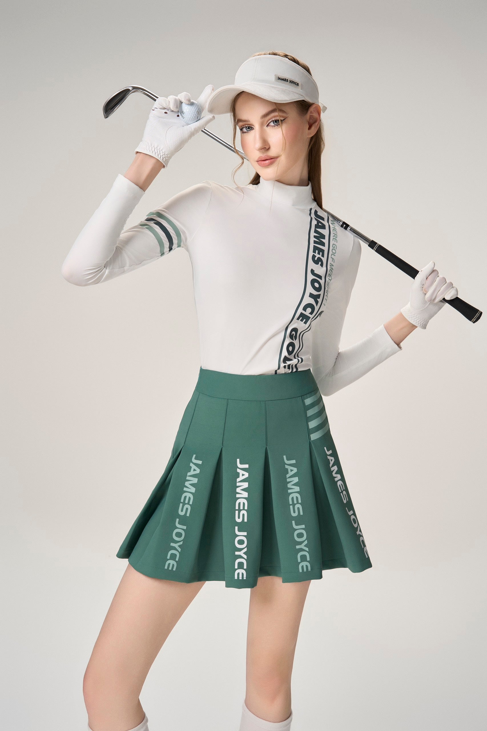 Women Green&Cyan JJG shirt