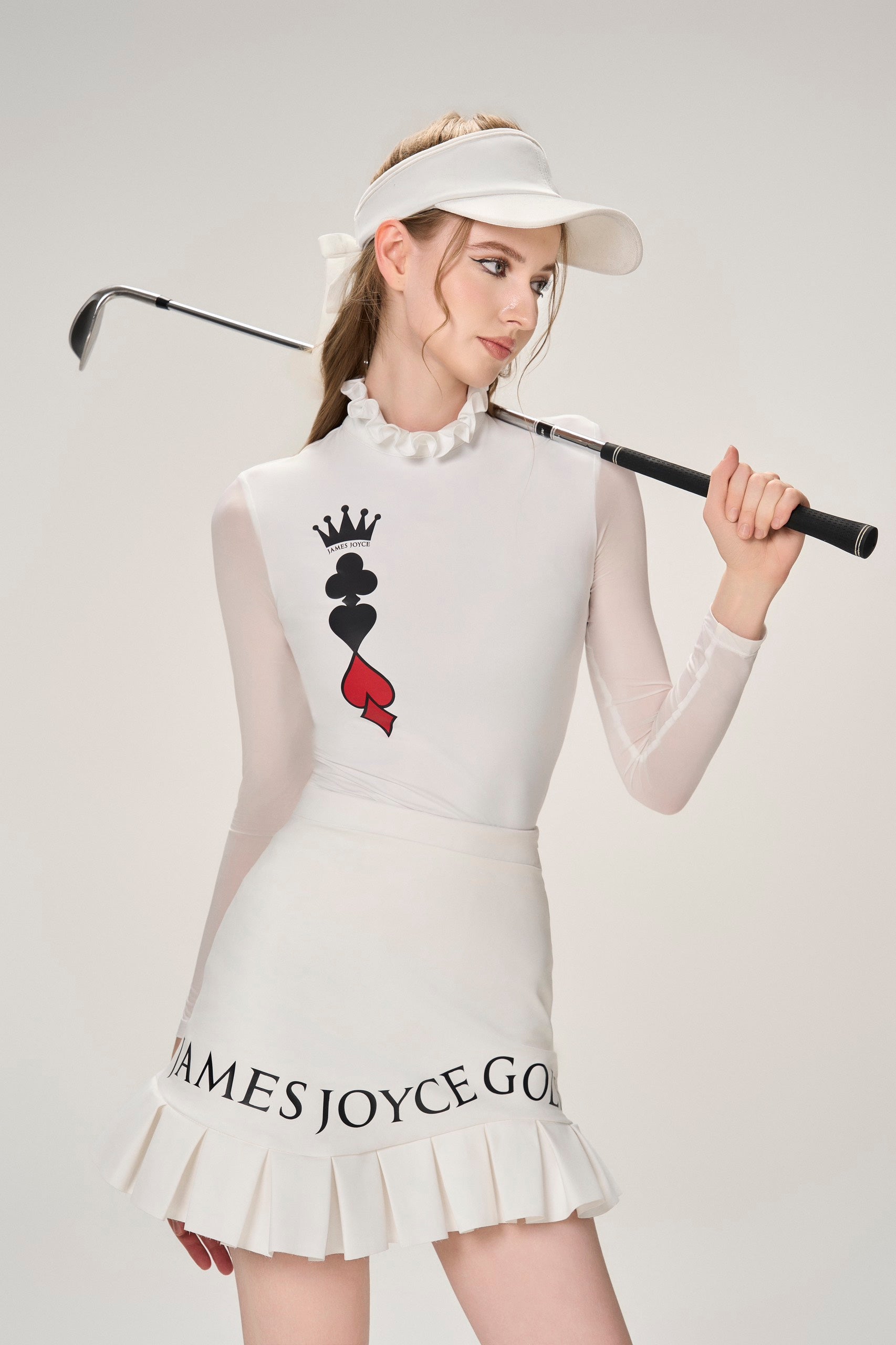 Women Card White Shirt