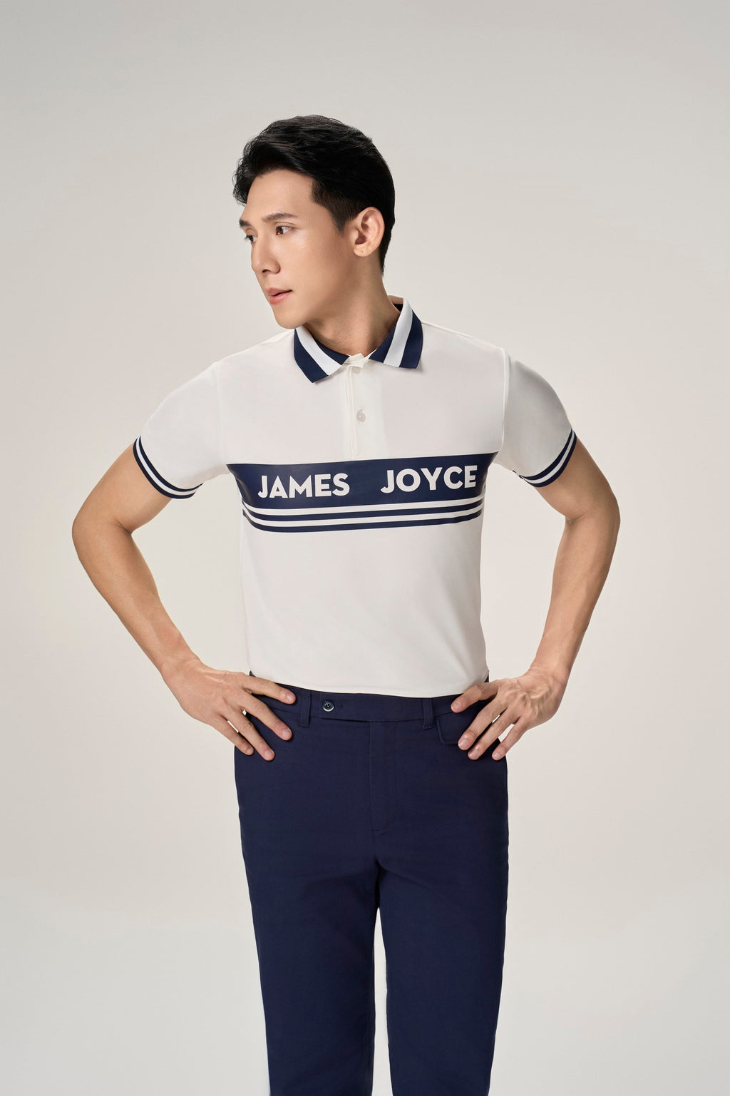 男士海军蓝 Polo 衫