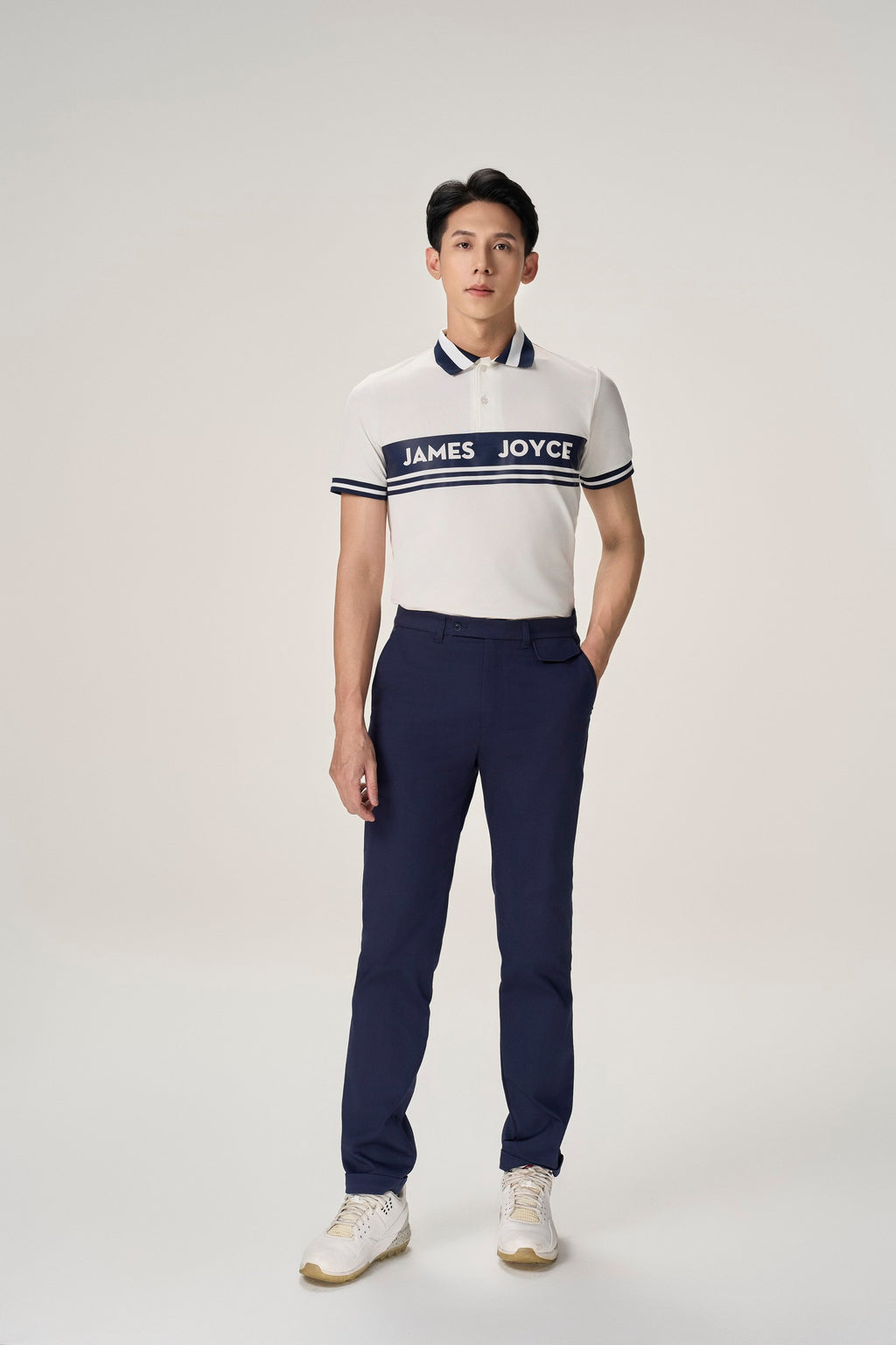 男士海军蓝 Polo 衫