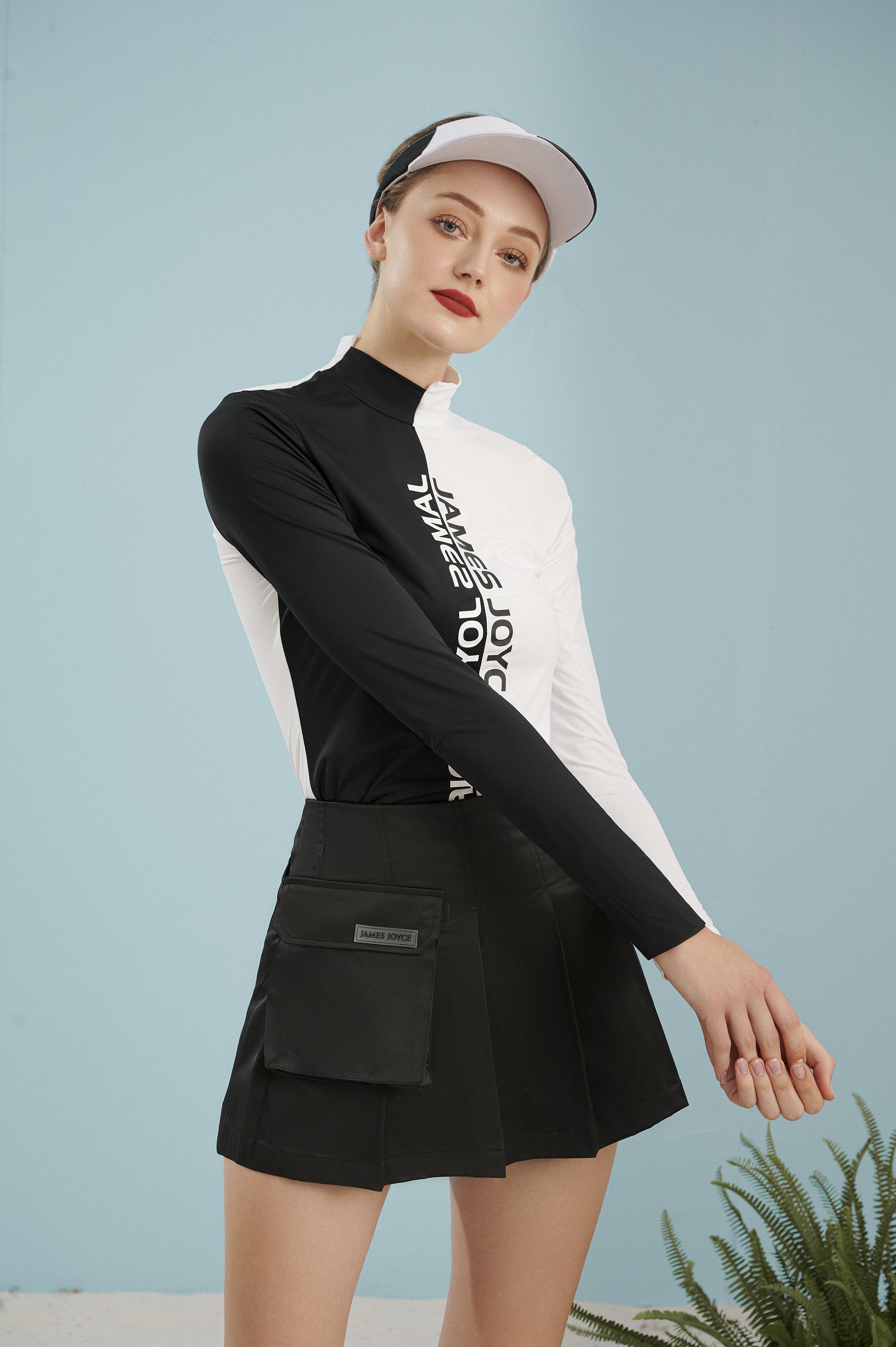 여성용 JJG 하프하프 셔츠