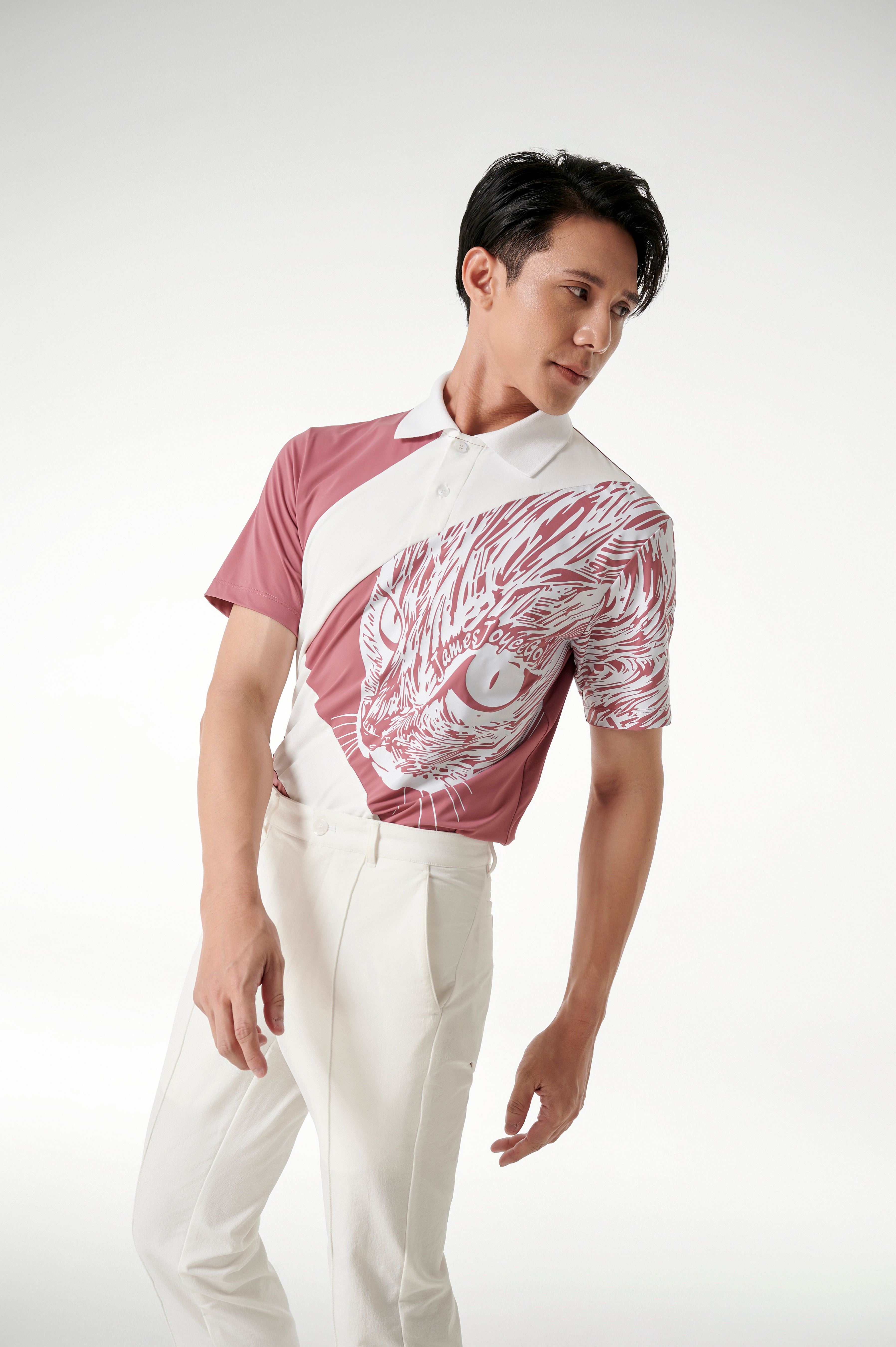 Men PINK CAT T-shirt