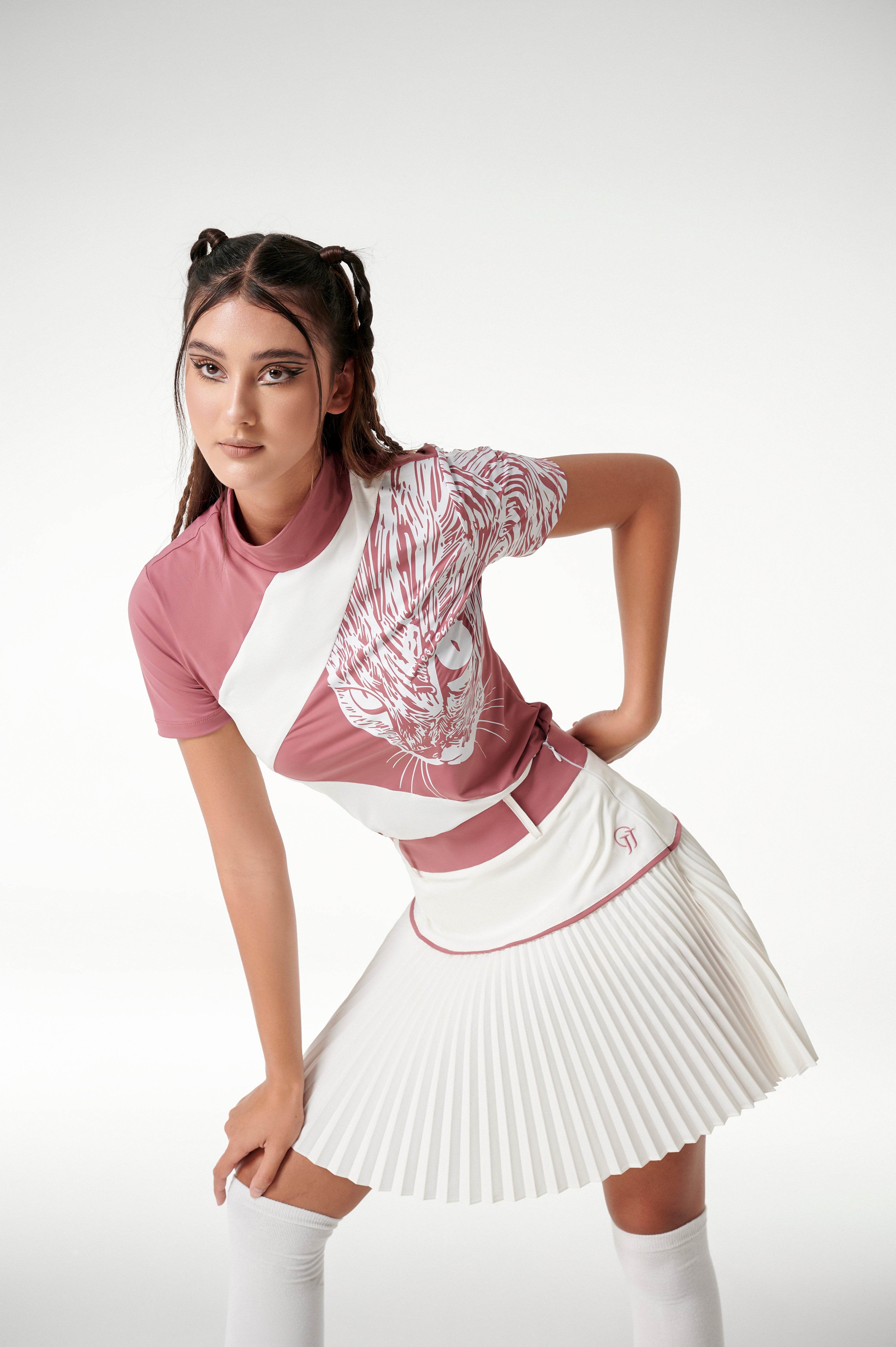 Women PINK CAT Shirt