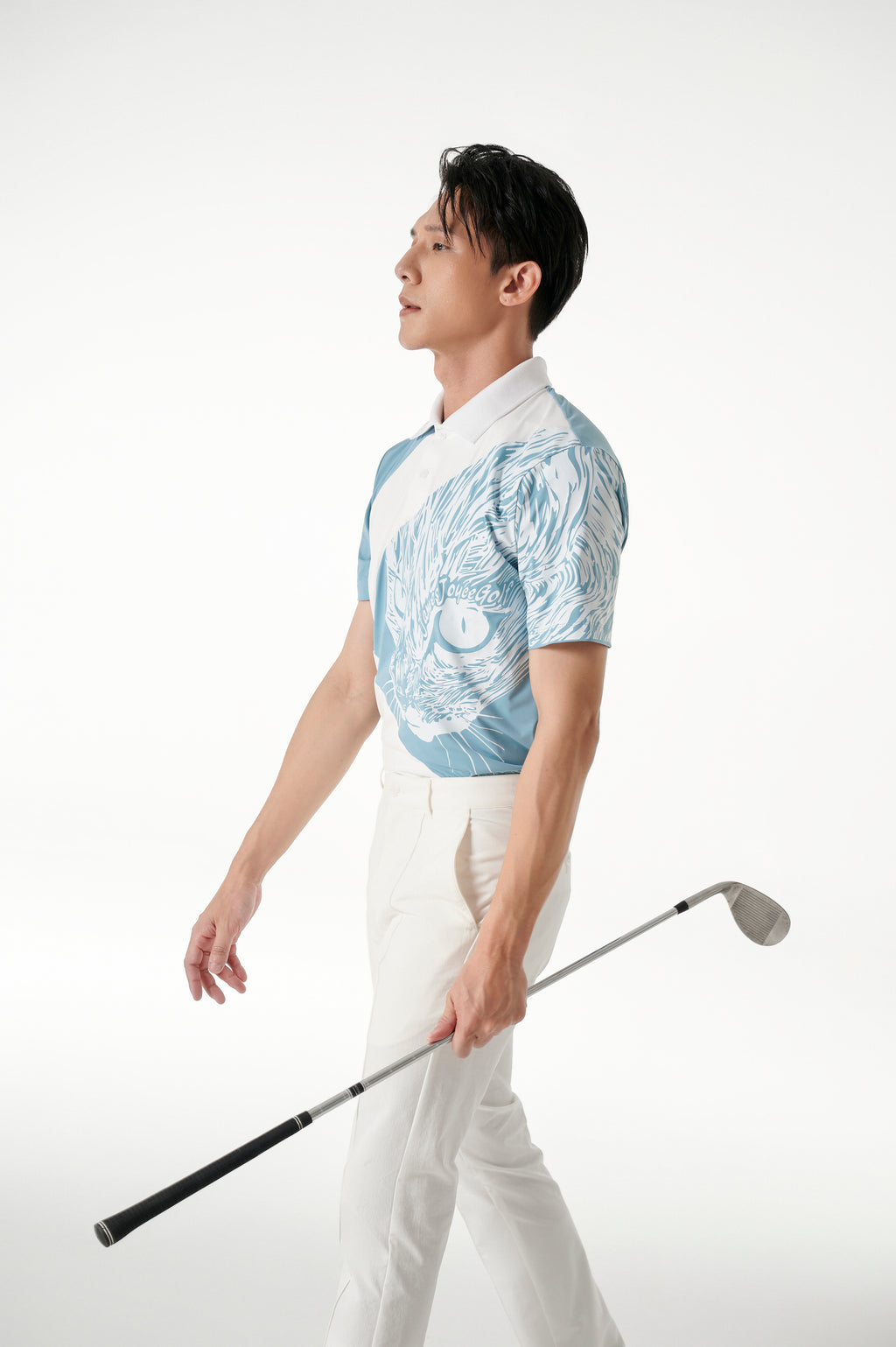 Men CYAN CAT T-shirt