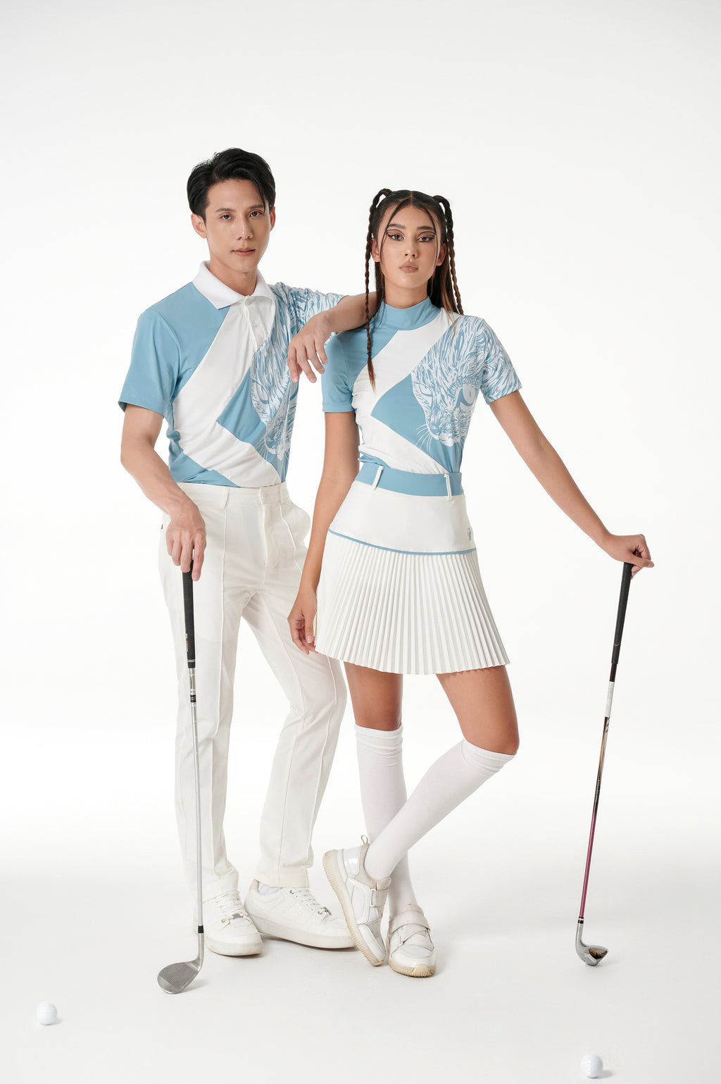 Women CYAN CAT Skirt