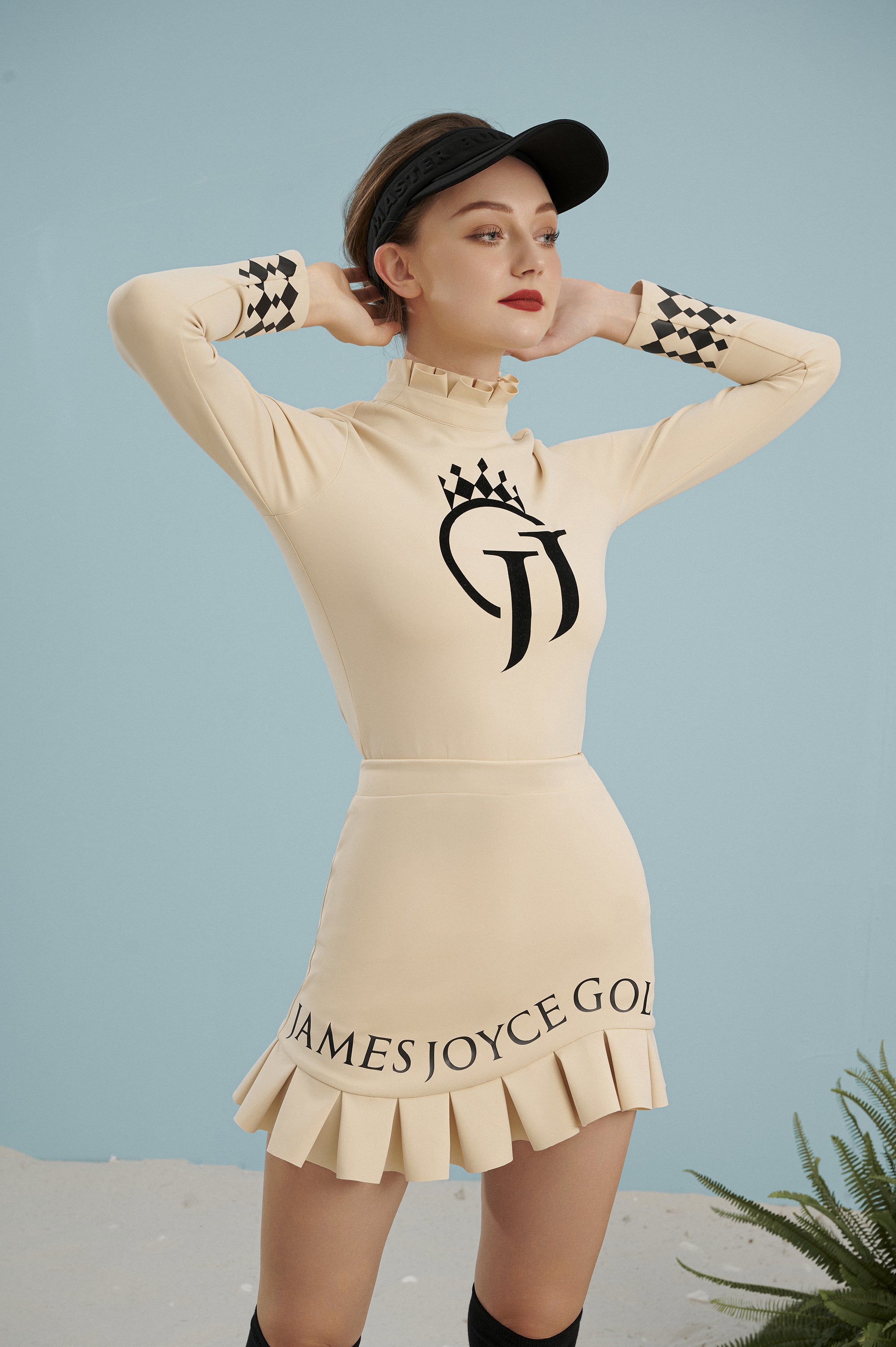 여성용 JJG 베이지 세트