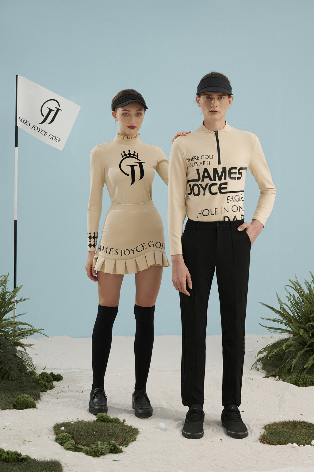 男式 JJG 米色衬衫