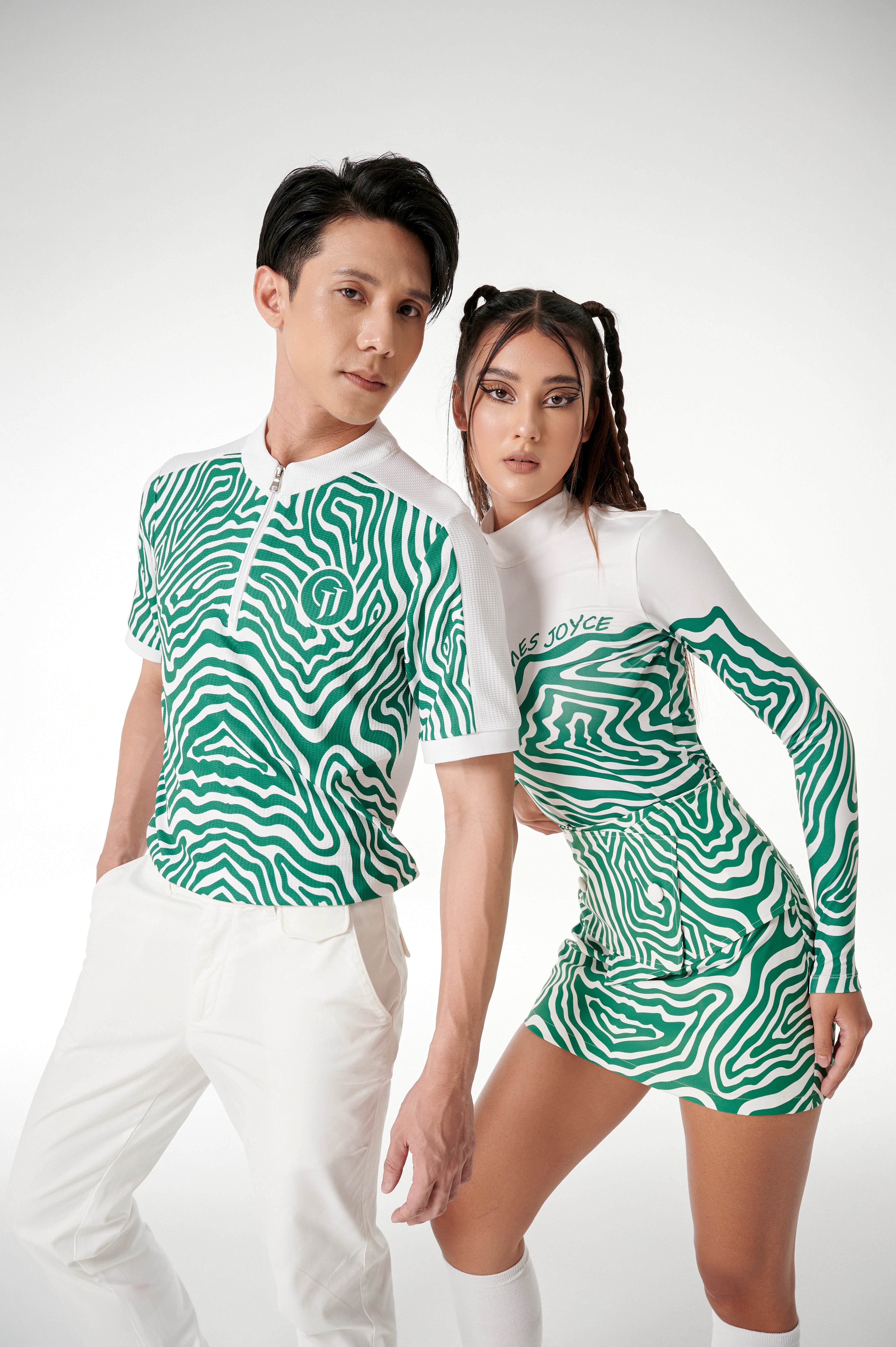 Women GREEN CAT Skirt