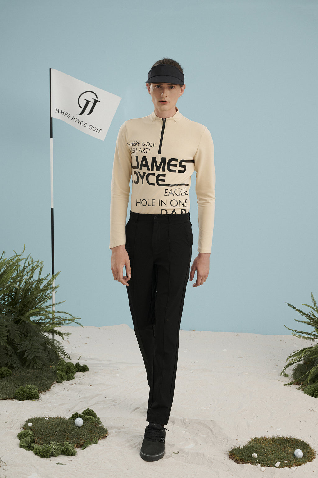 男式 JJG 米色衬衫