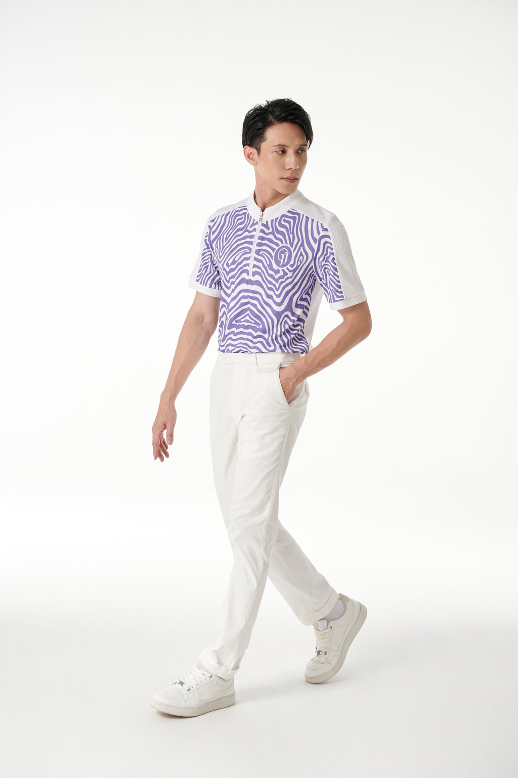 Men PURPLE CAT Shirt