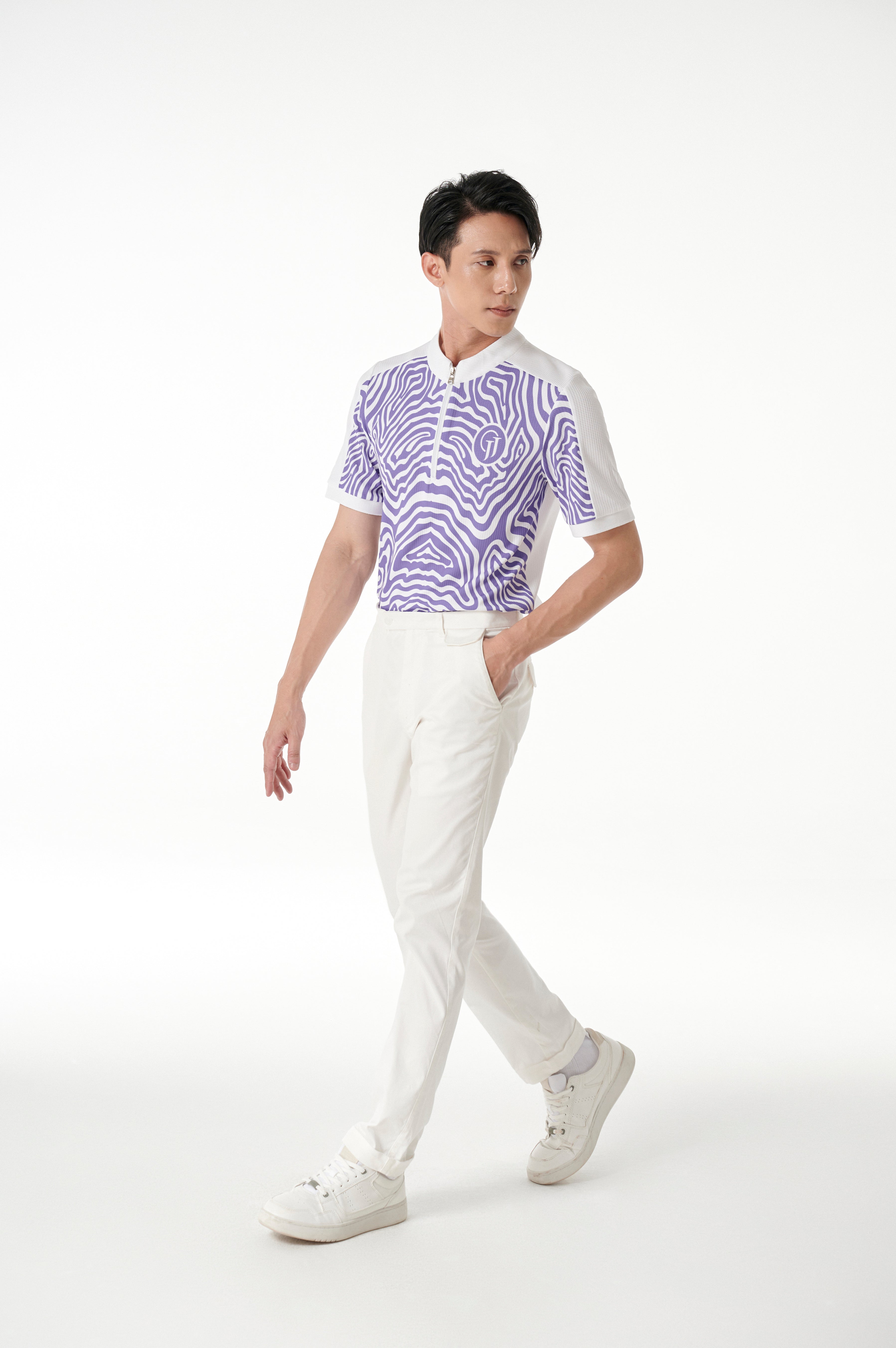 Men PURPLE CAT Shirt